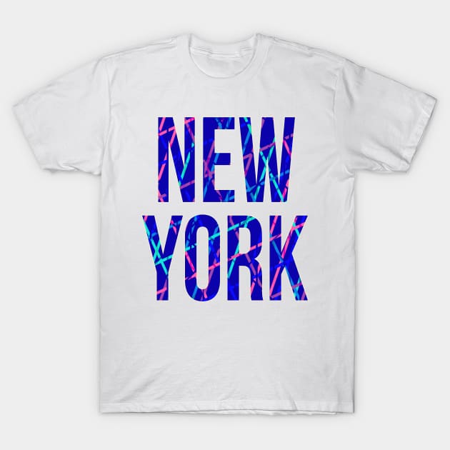 Retro 80s New York T-Shirt by Scar